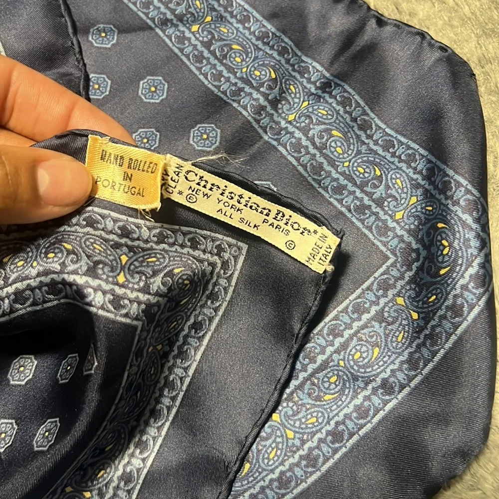 Christian Dior Vintage Silk scarf